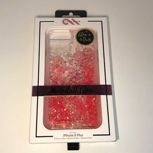 Case-Mate iPhone 8 Plus Case Glow Waterfall Pink